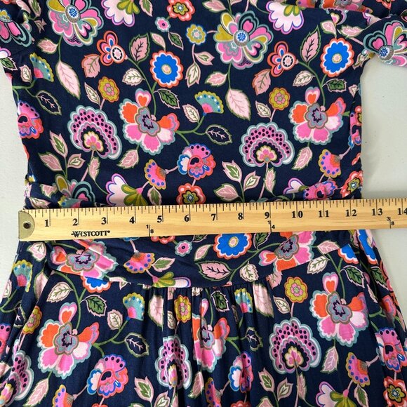 Boden Amelie Midi Dress Size 6 Multi Cascade Bloom Floral - Picture 7 of 11